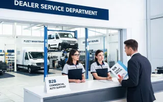 Dealer service departments